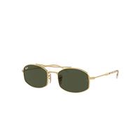 Ray-Ban Sunglasses Unisex Rb3719 - Arista Gold Frame Green Lenses 51-20