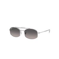 Ray-Ban Sunglasses Unisex Rb3719 - Silver Frame Grey Lenses Polarized 51-20