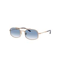 Ray-Ban Sunglasses Unisex Rb3719 - Rose Gold Frame Blue Lenses 54-20
