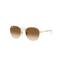 Ray-Ban Sunglasses Unisex Rb3809 - Arista Gold Frame Brown Lenses 55-20