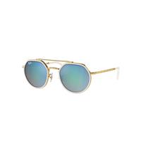Ray-Ban Sunglasses Unisex Rb3765 - Arista Gold Frame Blue Lenses 53-22