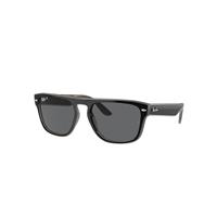 Ray-Ban Sunglasses Unisex Rb4407 - Black & Light Grey & Transparent Grey Frame Grey Lenses Polarized 57-19