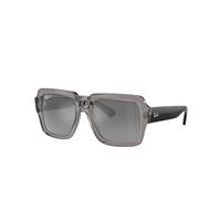 Ray-Ban Sunglasses Unisex Magellan Bio-based - Black Frame Silver Lenses Polarized 54-19