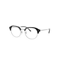 Ray-Ban Eyeglasses Unisex Rb7229 Optics - Silver Frame Clear Lenses Polarized 51-20