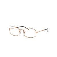 Ray-Ban Eyeglasses Unisex Rb6510 Optics - Rose Gold Frame Demo Lens Lenses Polarized 50-20