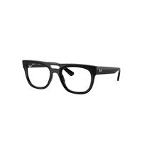 Ray-Ban Eyeglasses Unisex Lloyd Optics Bio-based - Black Frame Clear Lenses Polarized 52-21