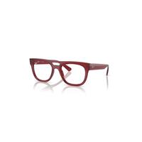 Ray-Ban Eyeglasses Unisex Lloyd Optics Bio-based - Transparent Red Frame Clear Lenses Polarized 54-21