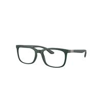 Ray-Ban Eyeglasses Unisex Rb7230 Optics - Sand Green Frame Demo Lens Lenses Polarized 54-19