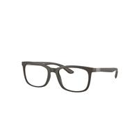 Ray-Ban Eyeglasses Unisex Rb7230 Optics - Sand Brown Frame Demo Lens Lenses Polarized 52-19