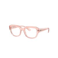 Ray-Ban Eyeglasses Unisex Leonid Optics Bio-based - Transparent Pink Frame Demo Lens Lenses Polarized 52-20