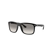 Ray-Ban Sunglasses Unisex Boyfriend Two - Black Frame Grey Lenses 57-18