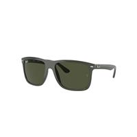 Ray-Ban Sunglasses Unisex Boyfriend Two - Green Frame Green Lenses 57-18