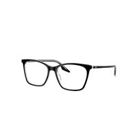 Ray-Ban Eyeglasses Woman Rb5422 Optics - Black On Transparent Frame Demo Lens Lenses Polarized 54-16