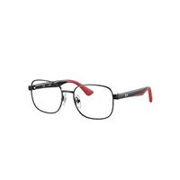 Ray-Ban Eyeglasses Children Rb1059 Optics Kids Bio-based - Black On Red Frame Demo Lens Lenses Polarized 49-16
