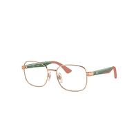 Ray-Ban Eyeglasses Children Rb1059 Optics Kids Bio-based - Green On Pink Frame Demo Lens Lenses Polarized 47-16