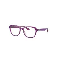 Ray-Ban Eyeglasses Children Rb1627 Optics Kids - Top Purple & Pink & Beige Frame Demo Lens Lenses Polarized 48-16