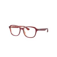 Ray-Ban Eyeglasses Children Rb1627 Optics Kids - Top Red & Violet & Orange Frame Clear Lenses Polarized 48-16