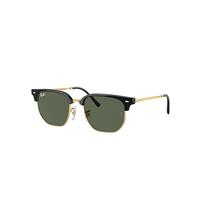 Ray-Ban Sunglasses Children New Clubmaster Kids - Gold Frame Green Lenses 47-17