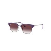 Ray-Ban Sunglasses Children New Clubmaster Kids - Silver Frame Grey Lenses 47-17