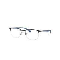 Ray-Ban Eyeglasses Unisex Rb6513 Optics - Sand Light Blue Frame Clear Lenses Polarized 55-20