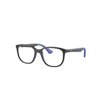 Ray-Ban Eyeglasses Children Rb9078v Optics Kids Bio-based - Grey On Blue Frame Clear Lenses Polarized 48-16