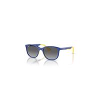 Ray-Ban Sunglasses Children Rb9078s Kids Bio-based - Light Blue On Yellow Frame Grey Lenses Polarized 48-16