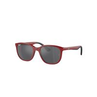 Ray-Ban Sunglasses Children Rb9078s Kids Bio-based - Red On Black Frame Silver Lenses 48-16
