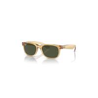 Ray-Ban Sunglasses Unisex New Wayfarer X The Ones - Transparent Light Brown Frame Green Lenses 55-18