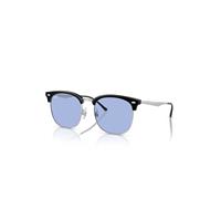 Ray-Ban Sunglasses Unisex Rb4418d - Silver Frame Blue Lenses 56-19