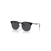 Ray-Ban Sunglasses Unisex Rb4418d - Black Frame Grey Lenses 56-19