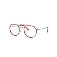 Ray-Ban Eyeglasses Unisex Rb3765v Optics - Silver Frame Demo Lens Lenses Polarized 51-22