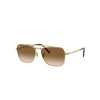 Ray-Ban Sunglasses Unisex New Caravan - Arista Gold Frame Brown Lenses 58-15