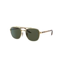 Ray-Ban Sunglasses Unisex Rb3688 - Yellow Havana Vintage Frame Green Lenses 58-19