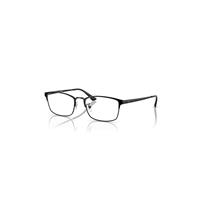 Ray-Ban Eyeglasses Unisex Rb8772d Optics Titanium - Black On Black Frame Clear Lenses Polarized 54-18