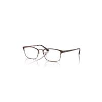 Ray-Ban Eyeglasses Unisex Rb8772d Optics Titanium - Brown On Copper Frame Clear Lenses Polarized 54-18