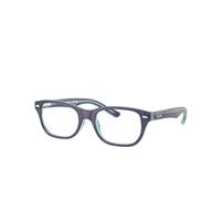 Ray-Ban Eyeglasses Children Rb1555 Optics Kids - Top Blue & Violet & Light Blue Frame Demo Lens Lenses Polarized 46-16