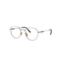 Ray-Ban Eyeglasses Unisex David Titanium Optics - Arista Gold Frame Clear Lenses Polarized 51-20