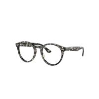 Ray-Ban Eyeglasses Unisex Larry Optics - Grey Havana Frame Clear Lenses Polarized 49-21