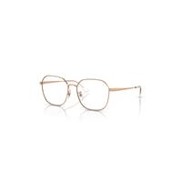 Ray-Ban Eyeglasses Unisex Rb6490d Optics - Rose Gold Frame Clear Lenses Polarized 56-17
