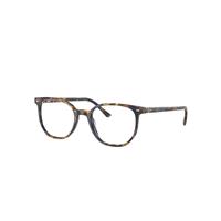 Ray-Ban Eyeglasses Unisex Elliot Optics - Yellow & Blue Havana Frame Clear Lenses Polarized 52-19