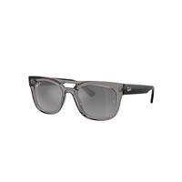 Ray-Ban Sunglasses Unisex Phil Bio-based - Black Frame Silver Lenses Polarized 54-21