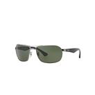 Ray-Ban Sunglasses Man Rb3492 - Black Frame Green Lenses Polarized 62-16
