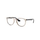 Ray-Ban Eyeglasses Woman Erika Optics - Blue Frame Clear Lenses 51-18