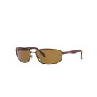 Ray-Ban Sunglasses Man Rb3254 - Brown Frame Brown Lenses Polarized 61-16