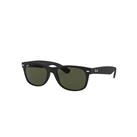 Ray-Ban Sunglasses Unisex New Wayfarer Classic - Black Frame Green Lenses 52-18