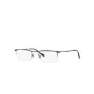 Ray-Ban Eyeglasses Man Rb6291 - Brown Frame Clear Lenses Polarized 52-19