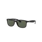 Ray-Ban Sunglasses Man Andy - Black Frame Green Lenses 55-17