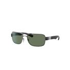 Ray-Ban Sunglasses Man Rb3522 - Gunmetal Frame Green Lenses 61-17