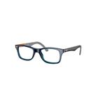 Ray-Ban Eyeglasses Unisex Rb5228 Optics - Grey Frame Clear Lenses Polarized 53-17