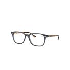 Ray-Ban Eyeglasses Unisex Rb7119 Optics - Grey Frame Clear Lenses Polarized 53-17